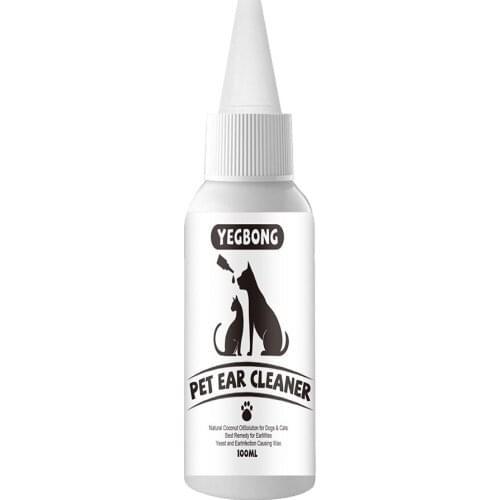 New Pet Ear Cleaner Cats And Dogs Ear Mite Remover Is Used For Infection Control, Yeast Mites Eliminate Ear Mites And Earwax