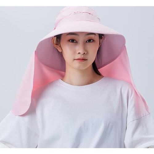 OhSunny Women Bucket Hats Sun Protector Cap UV Protection Multifuction Face Neck Scarf Cover Breathable Outdoor Hiking Cycling