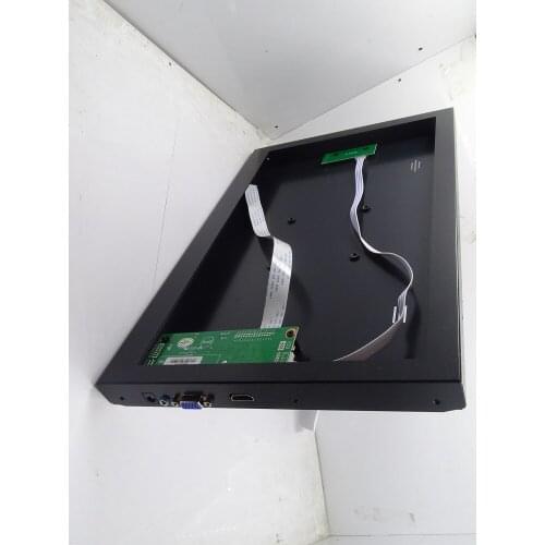EDP Controller board + Metal alloy screen back cover case box VGA HDMI-compatible kit for N156BGE 1366x768 Panel 15.6" DIY