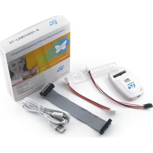 ST-LINK V2 (CN) ST-LINK V2 STM32 STM8 USB JTAG Programmer In-circuit Debugger 100% Original Free Shipping