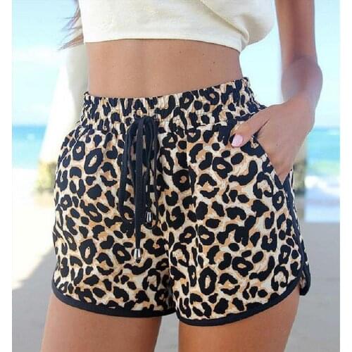 Fashion Summer Shorts Women Leopard Print Trousers European & American Charming Sexy Ladies Casual Short Feminino Shorts