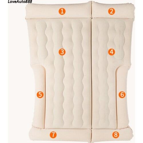 SUV Inflatable Car Bed Air Mattress Outdoor Multifunctional Back Seat with Air Pump Travel Camping For Auto Air off-road