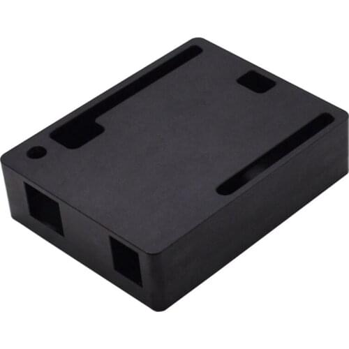 Ultra-Thin Aluminum Alloy CNC Protection Box, GPIO Ribbon Cable for UNO R3 Geekcreit for Arduino-Silver