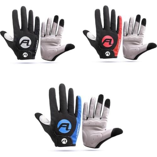1 Pairs Of Bicycle Gloves Anti-skid Sun-proof High Temperature Resistance Mountain Bike Warm Keeping Touch Screen Riding Gloves