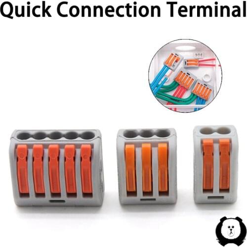 10/30/50/100pcs Push-in Electrical Wire Connector Terminal Block Universal Fast Wiring Cable Connectors For Cable Connection