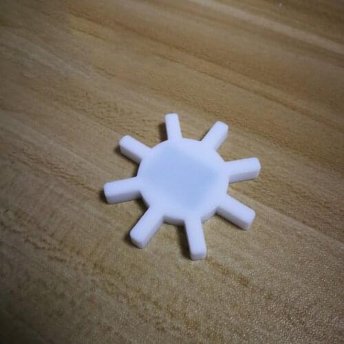 2pcs,42*5mm Magnetic Stirrer Gear Type Octagonal Magneton Stir Bar Spinbar Stirring Mixer