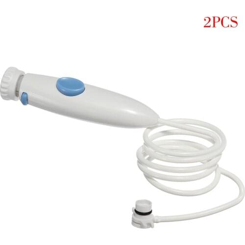 2 Pieces Water Flosser Handle Mouth Teeth Irrigator Hose Handle Tooth Care Replacement for WP-100