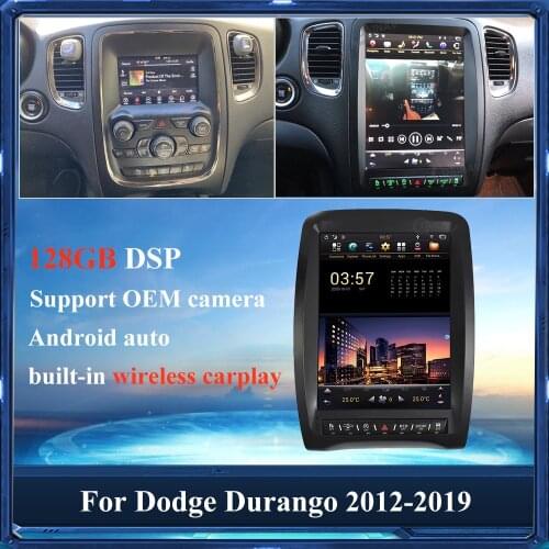 PX6 Car Stereo Receiver 2 Din Android For Dodge Durango 2013 2014 2015-2020 Car Radio Multimedia DVD player GPS Navigation