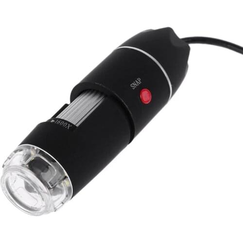 1600X Camera 8LED OTG Endoscope USB Digital Microscope Magnification with Stand Y5JA