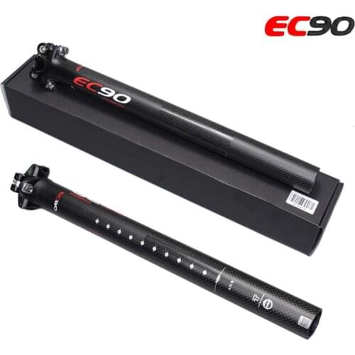 EC90 Road Bike Full Carbon Seatpost Mountain Bicycle Seat Posts MTB Parts 27.2/30.8/31.6mm/1.07/1.21/1.24in 3K Matt Cycling Part
