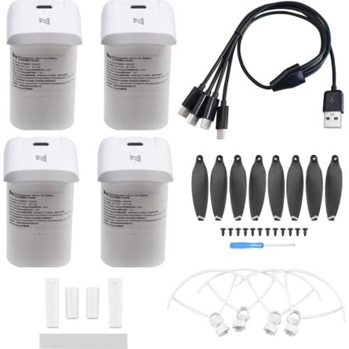 FIMI X8 Mini Drone Standard Li-ion Battery Propeller Guard Landing Gear Blades USB Multi-Charger Line RC Quadcopter Spare Parts