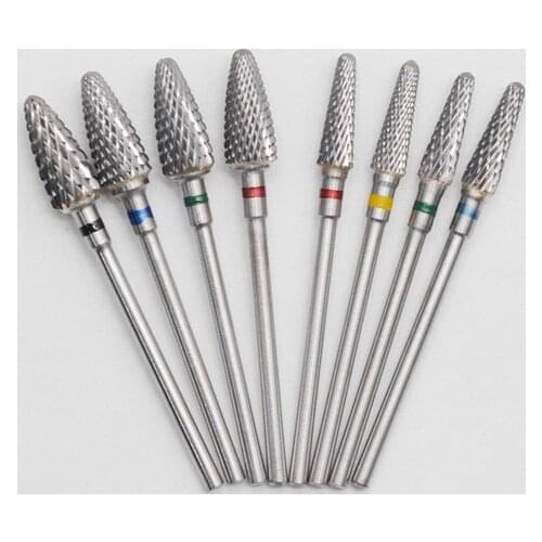 Dentist Lab Burs Tungsten Carbide Nail Drill Bits Machine Nail Cutter Nail File Manicure Carbide Nail Drill Bit