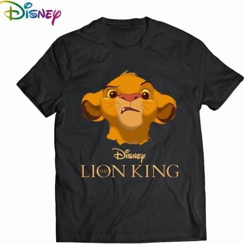The Lion King Mens Woman T-shirts cotton graphic t shirts Summer Short sleeve tee anime tshirt womens t-shirt 2021 Tops