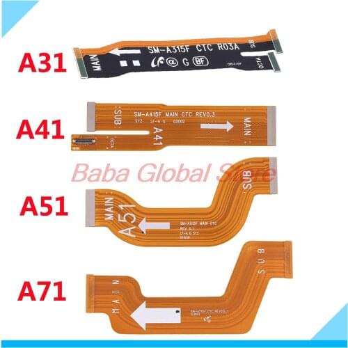 Main Board Flex For Samsung Galaxy A21 A31 A41 A51 A71 Main Board Motherboard LCD Display Connector Flex Cable
