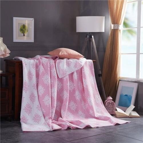 IvaRose Free Shipping hot Double cotton Blanket Sunflowers baby pink blanket 15 color Wholesale