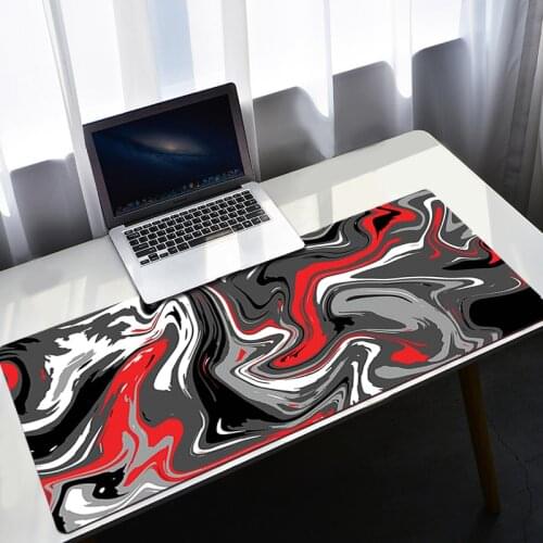 Marble Art Liquid Strata Mousepad Kawaii Gaming Accessiores Desk Laptop Rubber XXL 90X30 Mouse Mat Large Mouse Pad Keyboards Mat