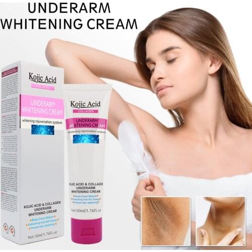 Kojic acid armpit cream skin brightening moisturizing diminishing fine lines repair underarm whitening cream skin whitening