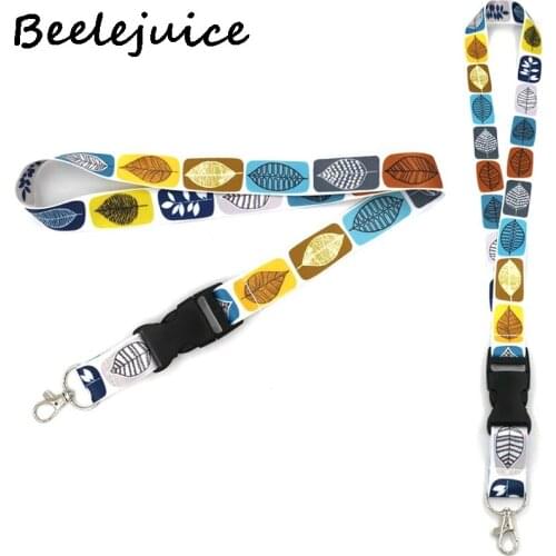 Leaves Plants Green House Decorations Neck Strap Lanyard ID badge card holder keychain Phone Strap Gift Ribbon webbing necklace