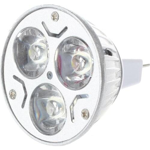 MR16 GU5.3 12V Cool White Light Bulb 3x1W