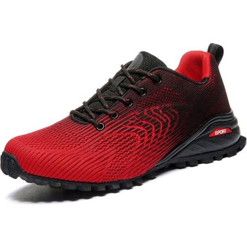 2020 Men Breathable hiking shoes Outdoor Mountaineer Climbing Sneakers Non-slip Comfortable Camping shoes for Men Tactical Shoes