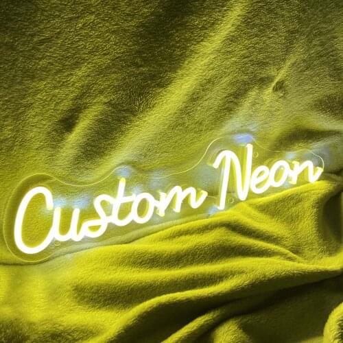 Custom LED Neon Light Signs for Home Decor Wedding Bedroom Party Birthday Personalized Neon Text Sign Customizable Size Color