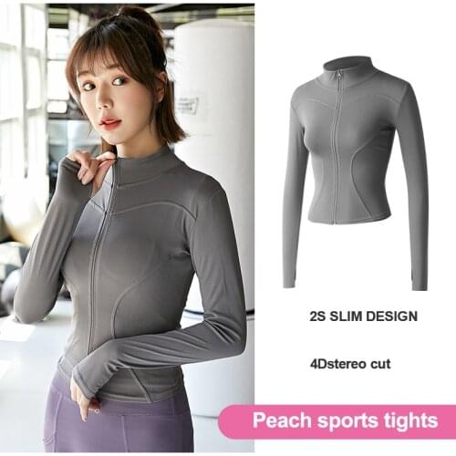 FTTOY 2021 new outdoor running fitness coat women fall/winter gym long sleeve tight speed dry yoga sports coat