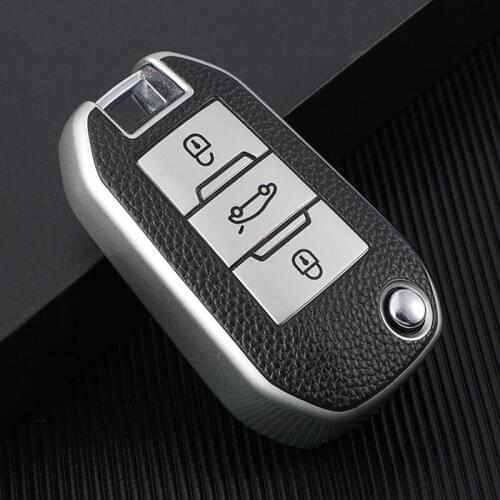 New Soft TPU Flip Car Key Case Full Cover For Citroen CACTUS C4L Peugeot 508 301 2008 3008 408 C5 C3 Auto Protection Shell