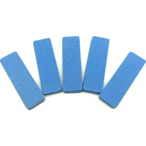 5pcs/lot 100/180 Buffer Block Blue Mini Cuboid Nail File 9cm For UV Gel Polish Professional File Sandpaper Manicure Tools Set