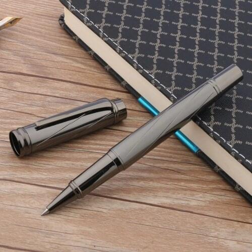 Luxury High quality Gun gray standard classic elegante signature RollerBall Pen switzerland ink pens Business Office supplies