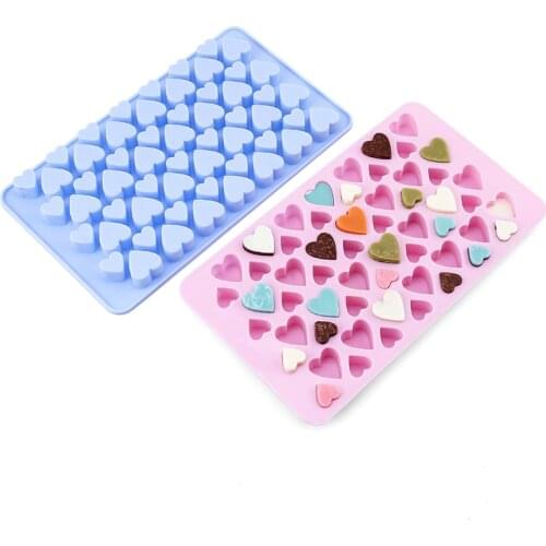 Silicone Chocolate Mold Love Heart Shape Cake Decorating Mold Food Grade Silicone Non-stick Candy Baking Tools