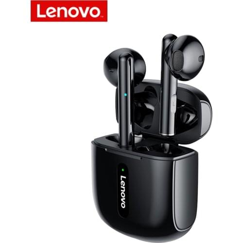 Lenovo xt83 tws bluetooth 5.0 wireless headset control touch stereo with 300mah case wireless charging headphones