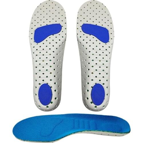 Unisex Sport Shoes Pad Insoles Thickening Shock Absorption Basketball Football EVA Running Soft Insole