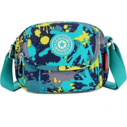 Vintage Crossbody nylon Cell Phone Shoulder Bag Messenger Bags Fashion Daily Use For Women Wallet HandBags