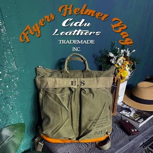 CD701 Size 40x 40 X 15cm Super Quality Genuine Cowhide & 18oz Wax Canvas Water Proof Backpack Vintage Bag