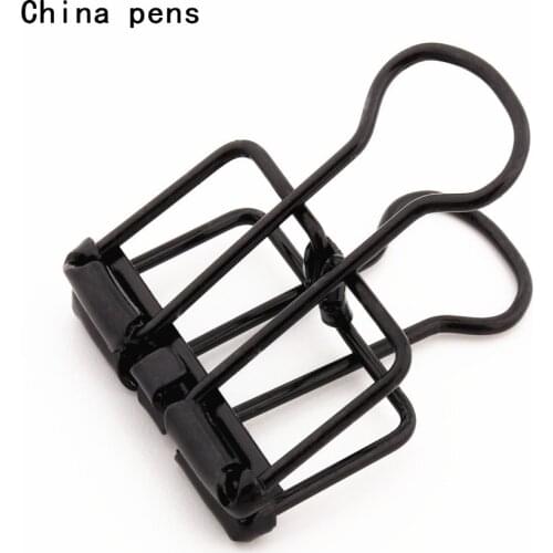 High quality 93 Black metal 48mm 32mm 19mm Binder clip for decorative clips Student School Office Supplies
