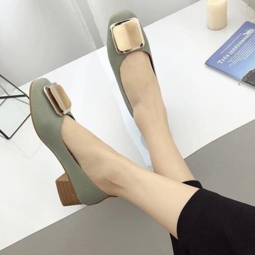 Shoes Women Heels Shoes Womens 2021 Spring Autumn New Heel Chaussure Femme Zapatos Mujer