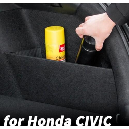 Car trunk storage bag storage box storage box partition modification parts For Honda Civic 10th 2016 2017 2018 2019 2020 2021