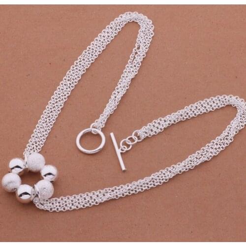 An470 Hot 925 Sterling Silver Necklace 925 Silver Fashion Jewelry Pendant /atmajkta Ayqajpxa