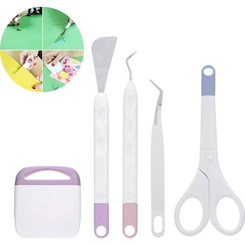 Diy Sewing Stitching Punch Carving Tool Craft Vinyl Weeding Tool Set Silhouettes Cameos Lettering Scrapbooking Handmade Tool