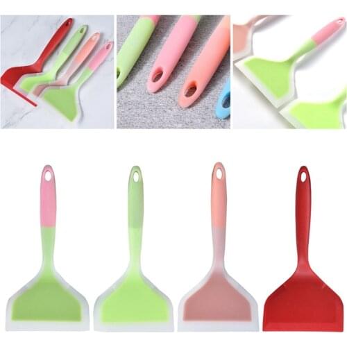 2021 Silicon Spatula Kitchen Scraper Pro Home Cooking Utensils Beef Meat Wide Pizza Shovel Non-stick Turners Food Kitchen Items