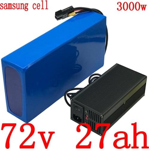 72V battery 72V 2000W 3000W electric scooter battery 72V 27AH electric bike battery 72V 25AH Lithium battery use samsung cell