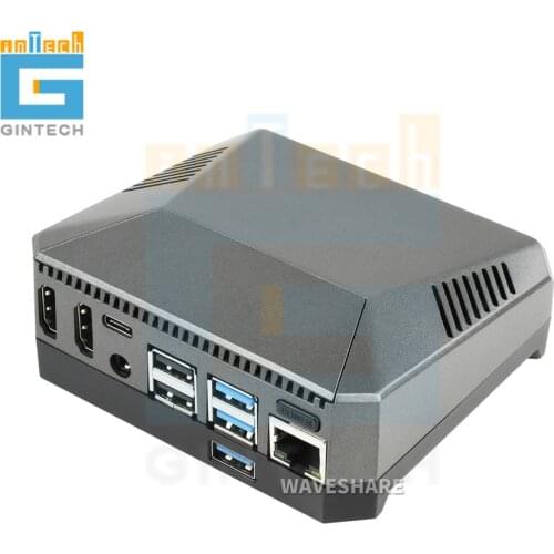 Argon One M.2: Aluminum Case For Raspberry Pi 4, With M.2 Expansion Slot Magnetic sliding cover, Adapter board, cooling fan