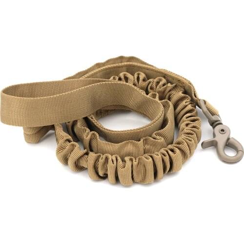 Bungee Dog Leash 2 Handle Cat Dog Pet Leash Elastic Leads Rope Tachtical Dog Training Leashes For German Shepherd Big Dogs