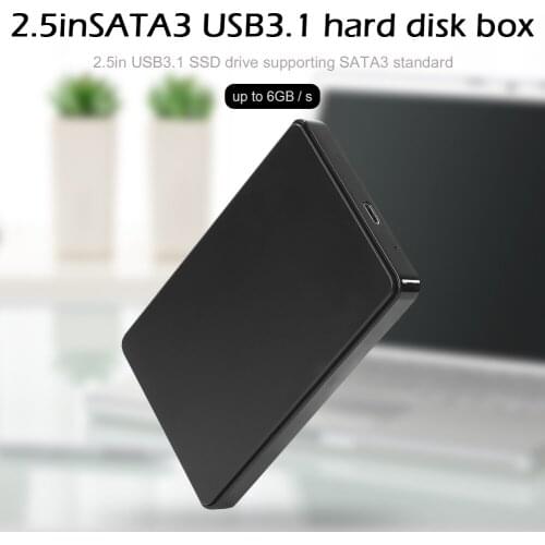 HDD Case 2.5 inch High-Speed USB 3.1 SATA3 Hard Drive Enclosure for SSD Disk Type C for Windows 98/SE/ME/2000/XP/Vista/Win7/8/10