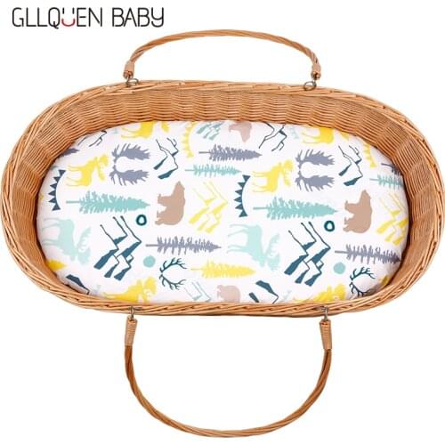 82*41CM baby bed linen soft mattress cartoon printed bed linen suitable for both men and women newborn bed