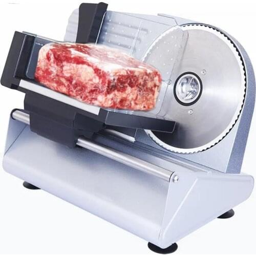 Meat Slicer 150W Electric frozen meat slicer Deli Food Slicer Cutting Cheese Bread Knife 1-15MM Adjustable Thickness Machine
