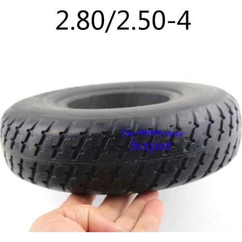 Electric scooter solid tire 2.80 /2.50-4 Pneumatic Tires Durable Thick Wheels Solid Outer 9 Inch