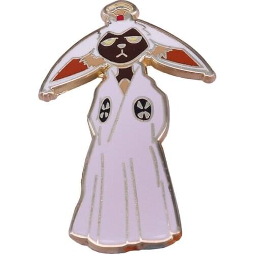 This enamel pin features the lemur from Avatar wearing kimono, ready to charge into a samurai-style duel at any given moment