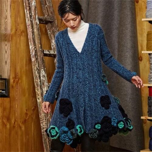 Women's Long Cardigans Fin Dreey China