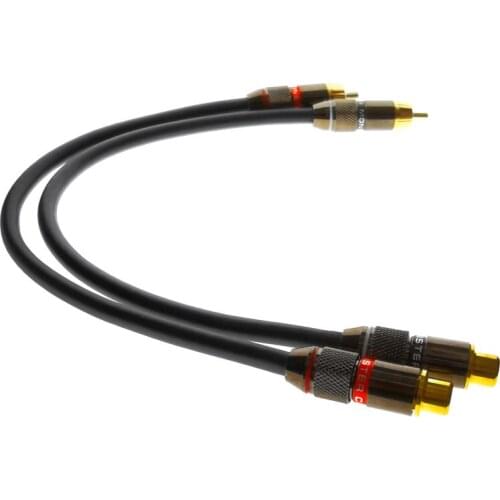 Hifi DIY Audio RCA Male-Female Cable High End HIFI RCA Audio Cables